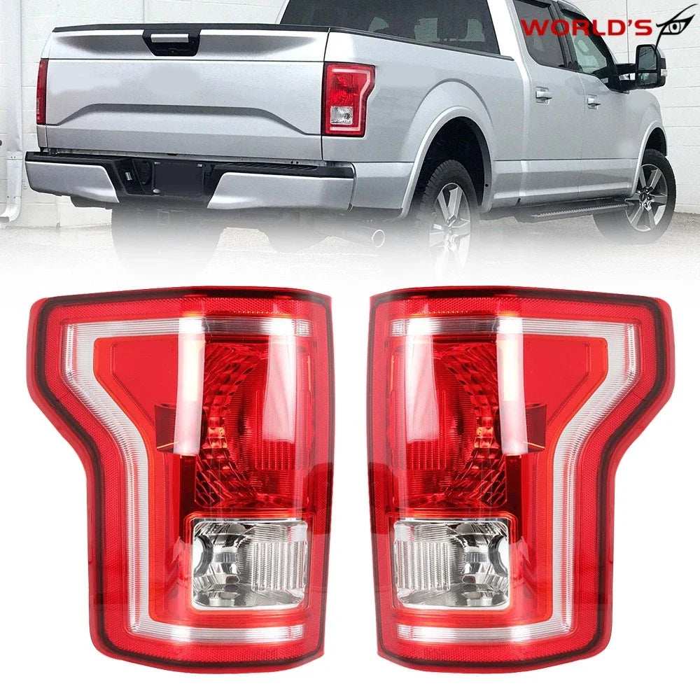 Set of 2 Tail Lights for Ford F-150 (2015–2017) Halogen Left & Right