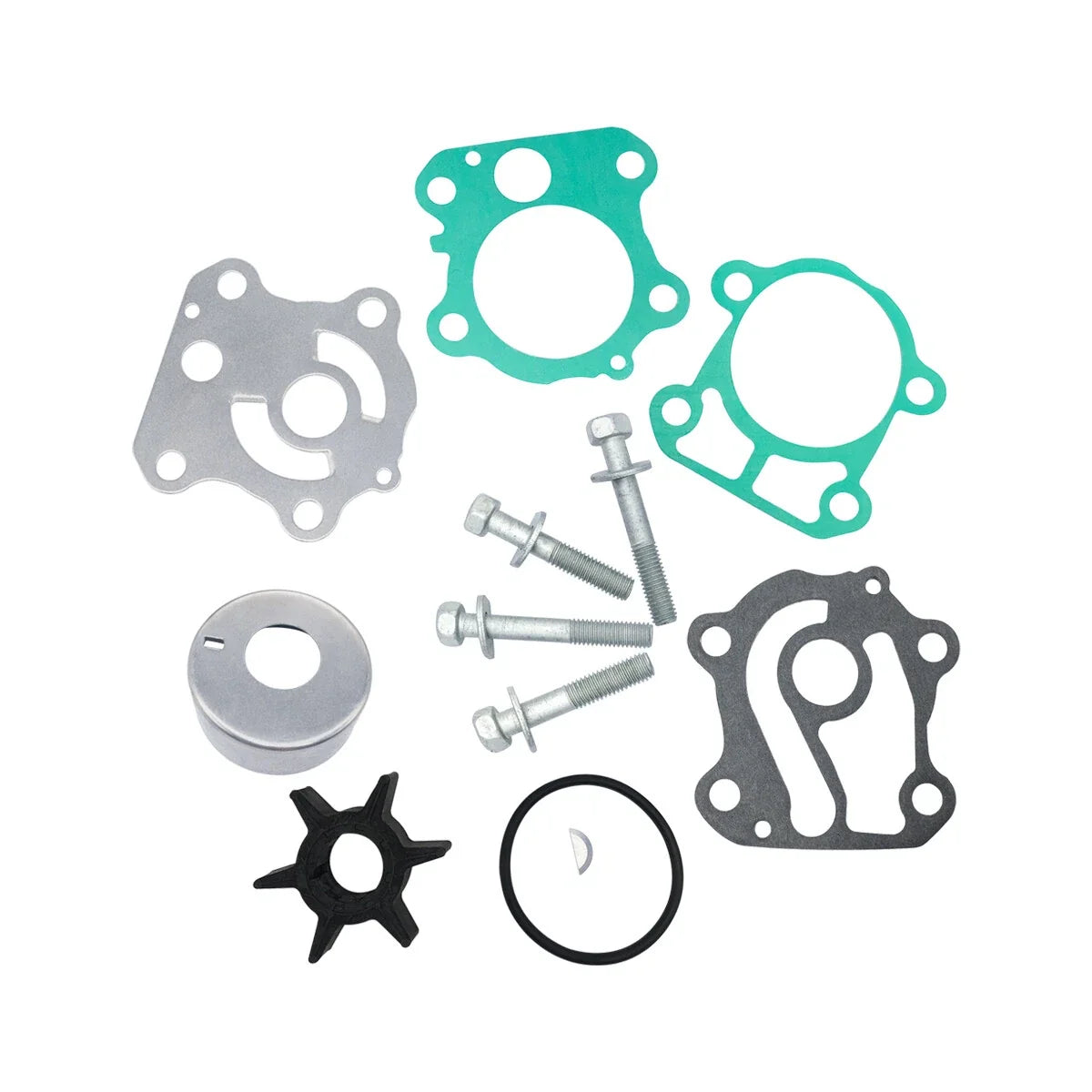 Water Pump Impeller Kit for Yamaha 50 60 70 hp Outboard (1997–Present) 6H3-W0078-02 18-3465