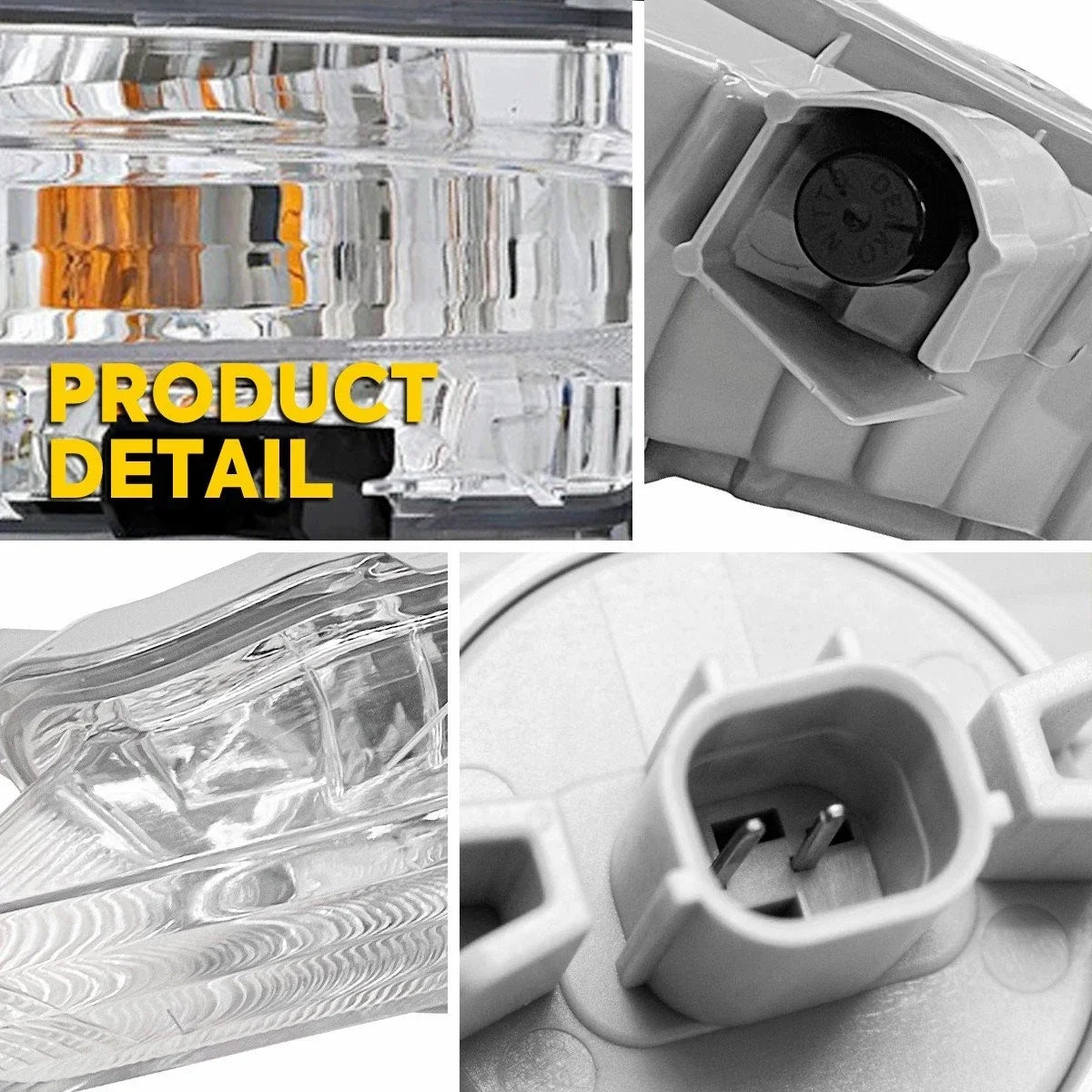 Front Left Turn Signal Light for Honda Pilot (2019β2021) - Clear Lens