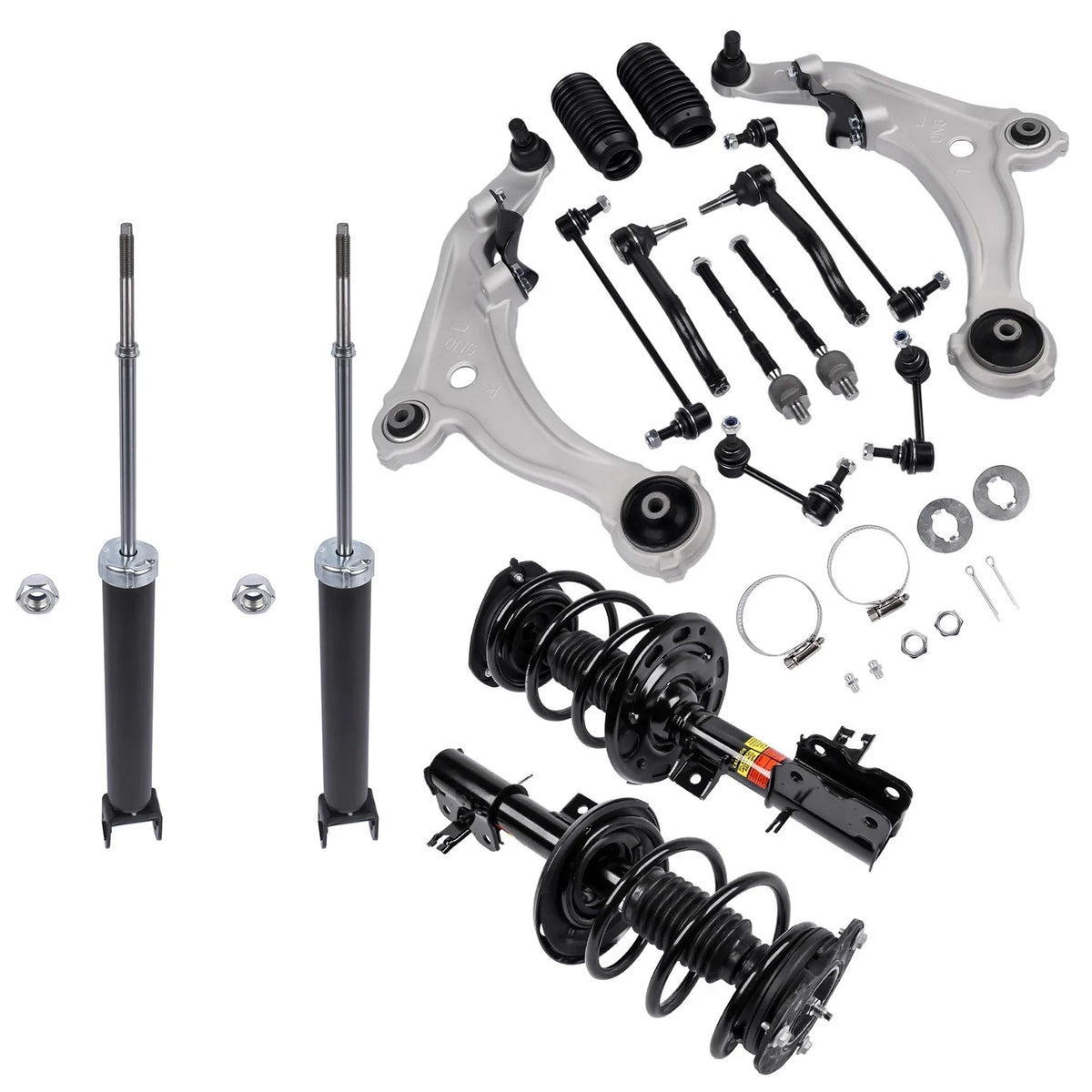16pc Suspension Kit - Control Arms, Struts for Nissan Maxima 2000-2003
