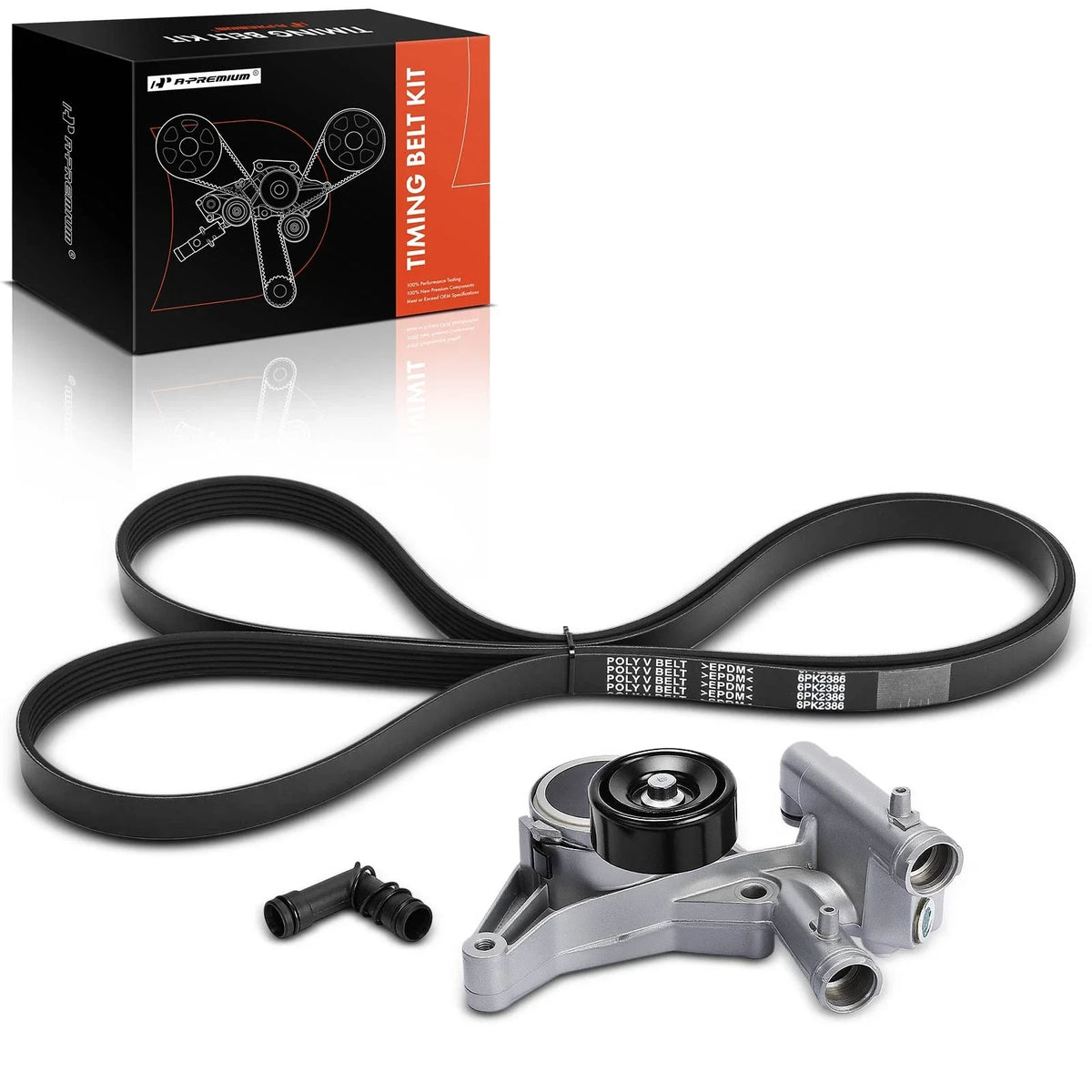 2X Serpentine Belt Drive Component Kit for Buick LeSabre (2000–2005)