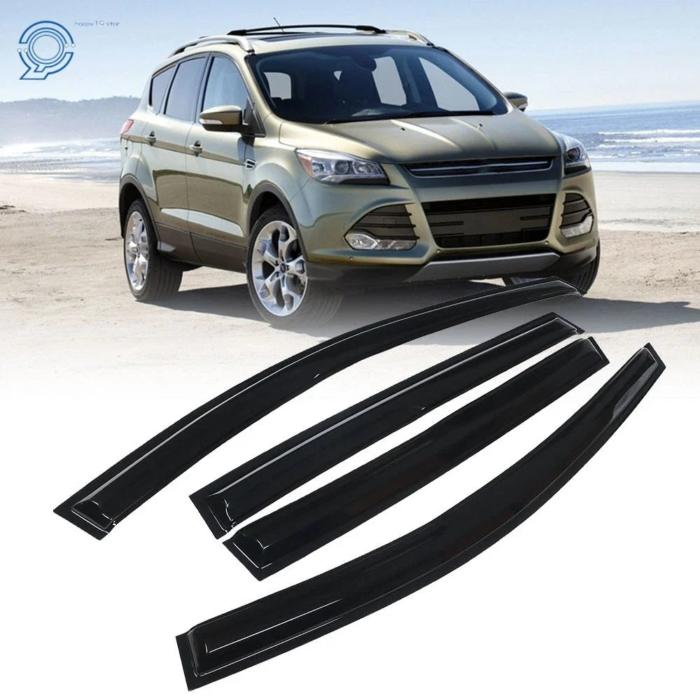 4-Piece Rain Shield Window Visors for Ford Escape 2013-2019