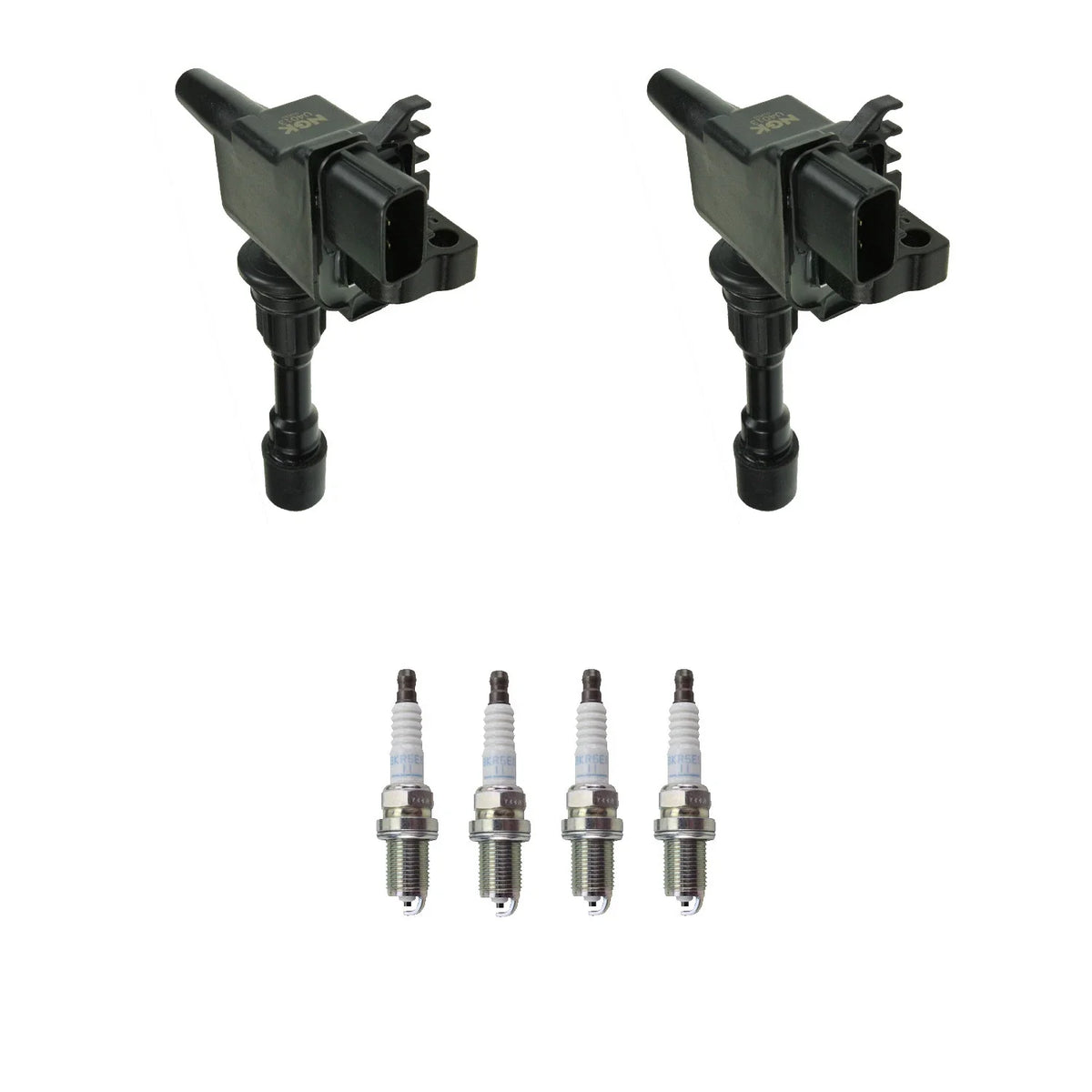 2X Ignition Coil & 4 Nickel Spark Plugs for Mazda Miata (1990–2005)