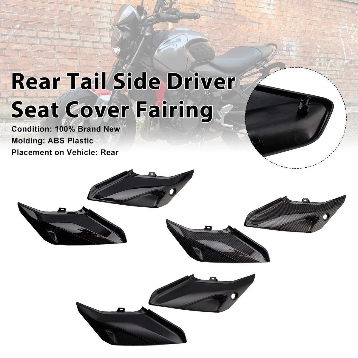 Side Seat Panel Fairing Cowl for Trident 660 (2022–2026)