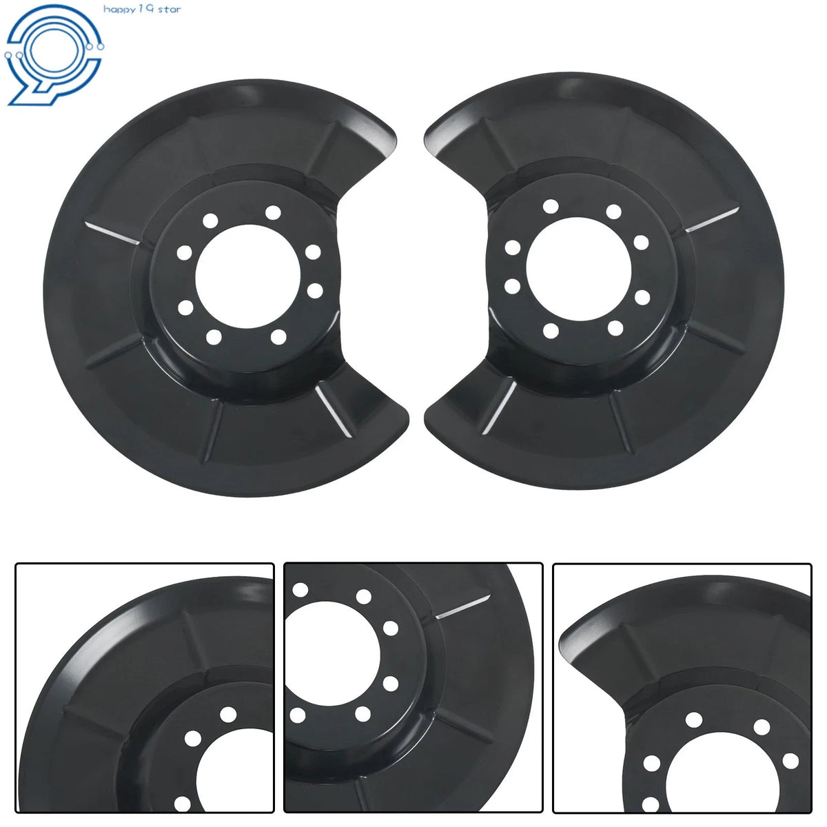 2X Rear Brake Dust Shields for Mazda 3 (2004–2015)