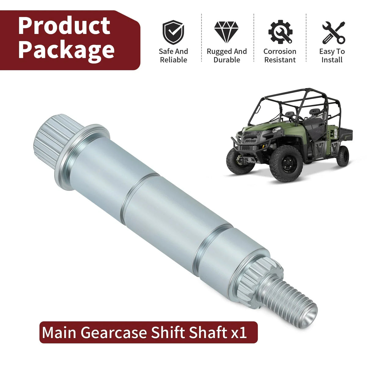 Main Gearcase Shift Shaft for Polaris Ranger RZR General 2015-2023