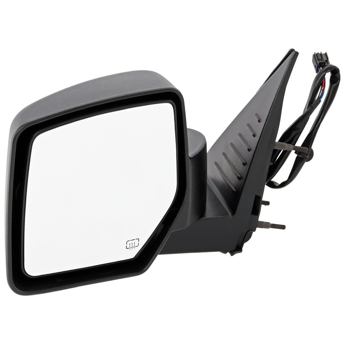 Power Mirror Heated Driver Side Textured Black for Jeep Liberty 2008-2012