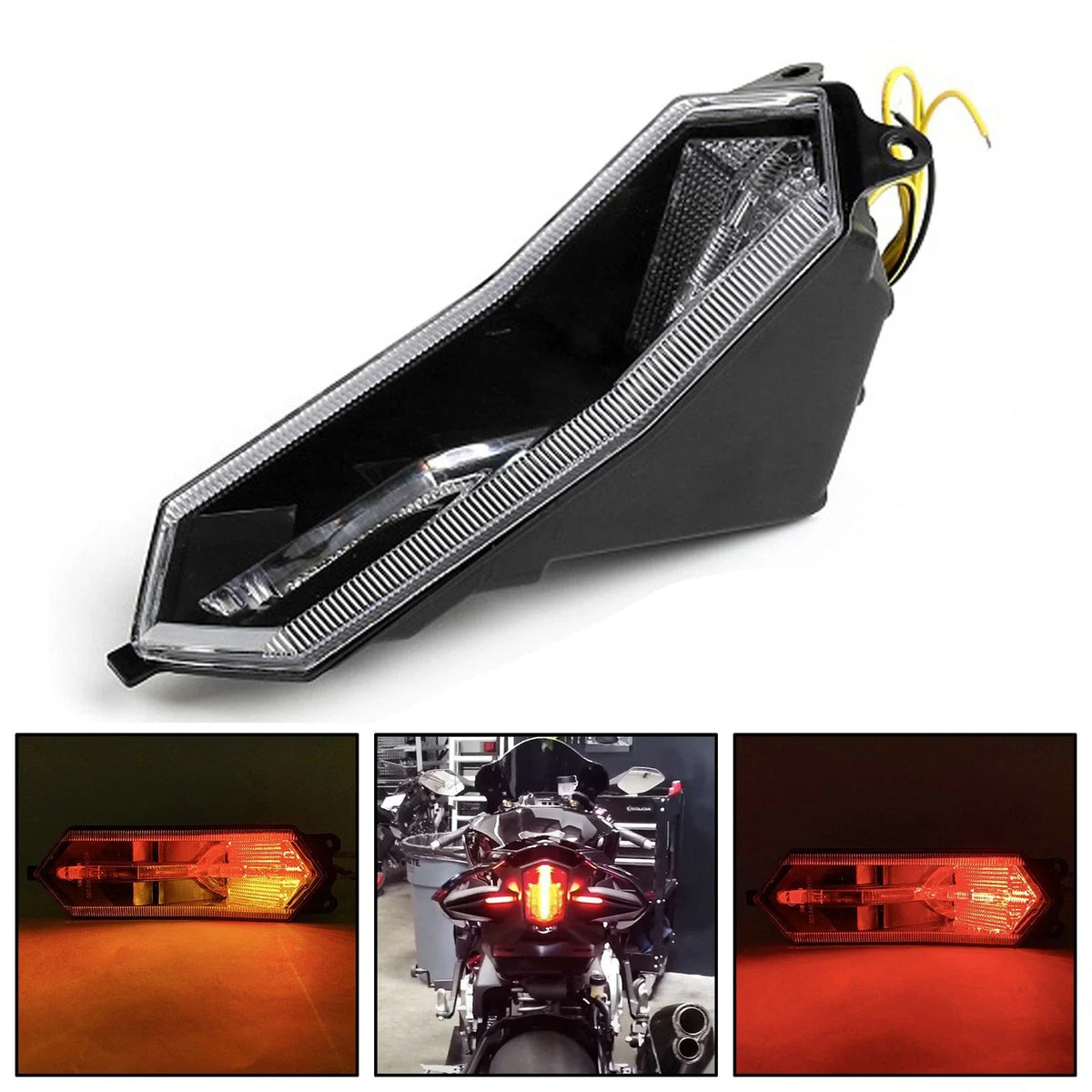 Tail Light with Built-in Turn Signals for Yamaha YZF R6 R1 R1S R7 R9 2015-2025