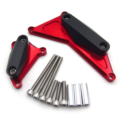 Red Stator Cover Engine Slider Protector for BMW S1000XR 2015-2017