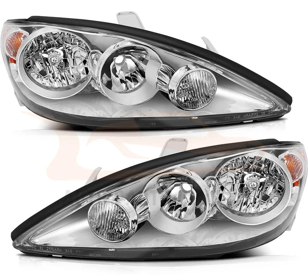 Set of 2 Front Headlight Assemblies for Toyota Camry (2005–2006)