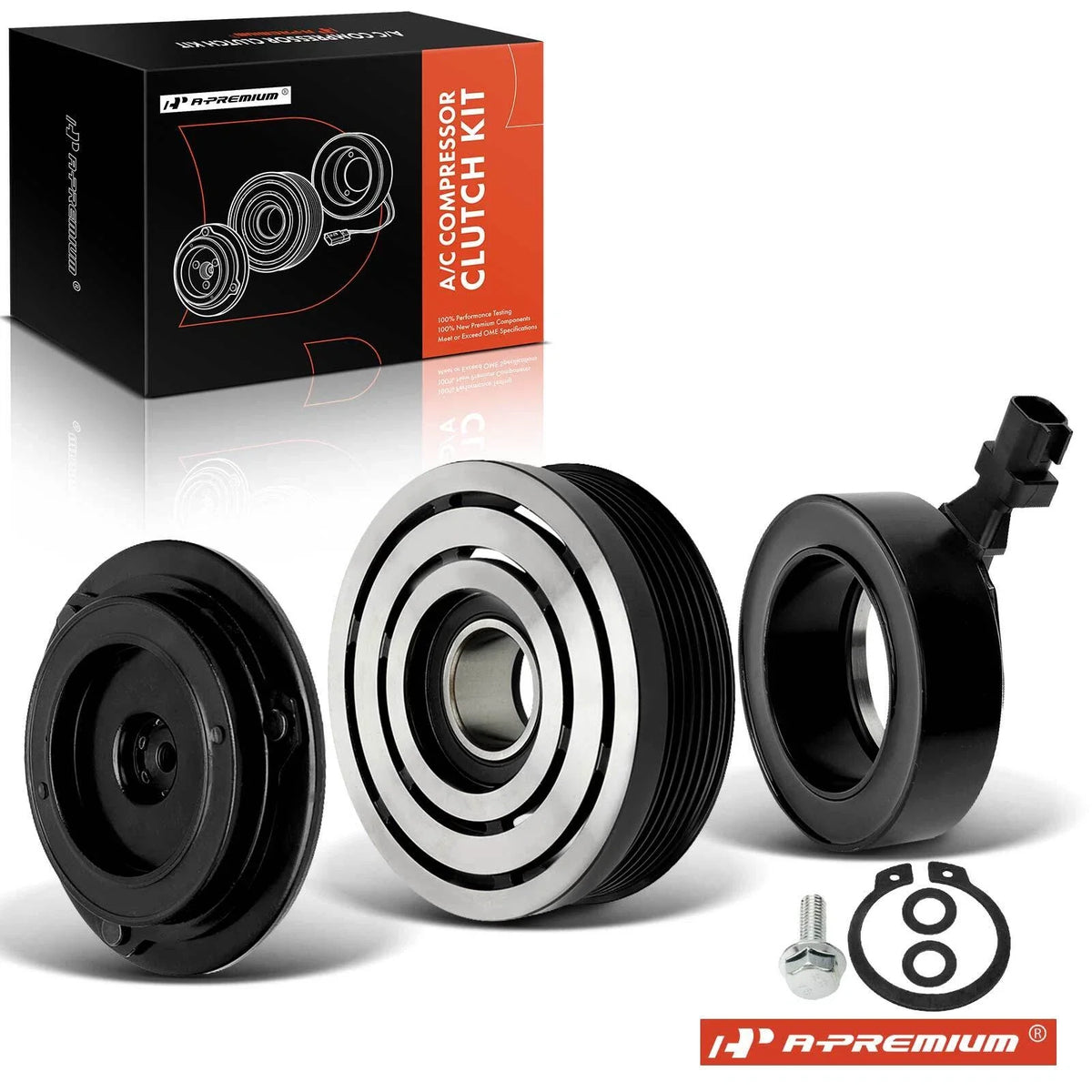 A/C Compressor Clutch Kit for Ford E-150 E-250 E-350 (2007–2014)