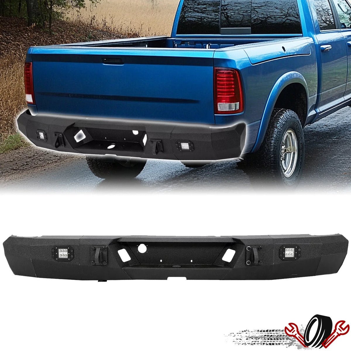 Rear Bumper with LED Light for Dodge Ram 1500 2500 3500 (2003–2009)