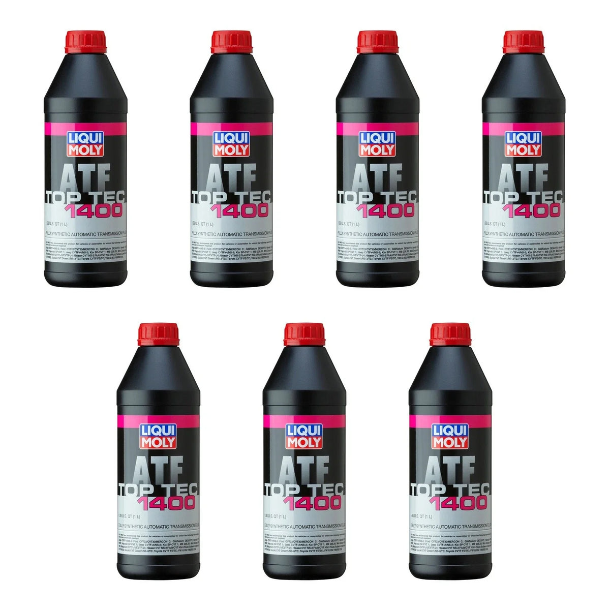 7L Set of Liqui Moly Top Tec ATF 1400 Automatic Transmission Fluid