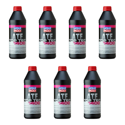 7L Set of Liqui Moly Top Tec ATF 1400 Automatic Transmission Fluid
