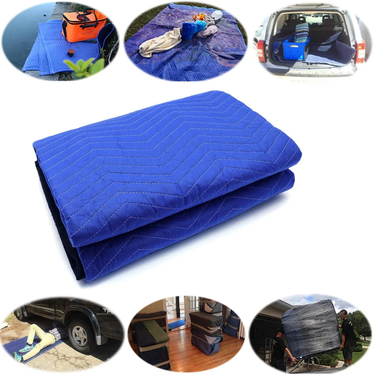 2PC Thick Furniture Moving Packing Blanket for Shipping