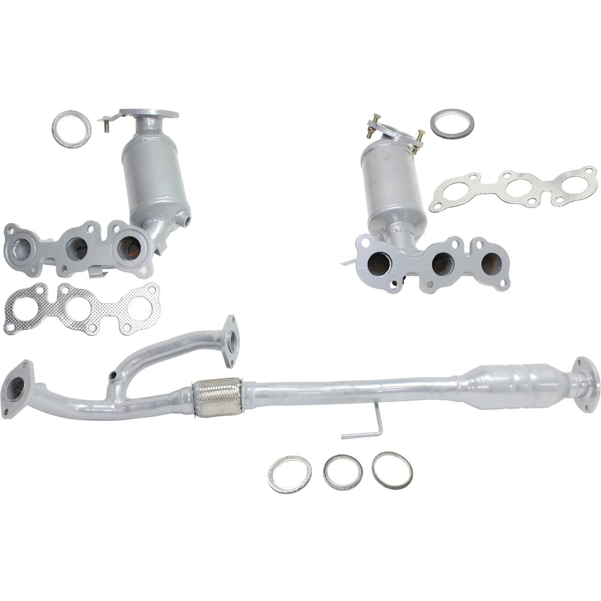 Catalytic Converters Set of 3 for