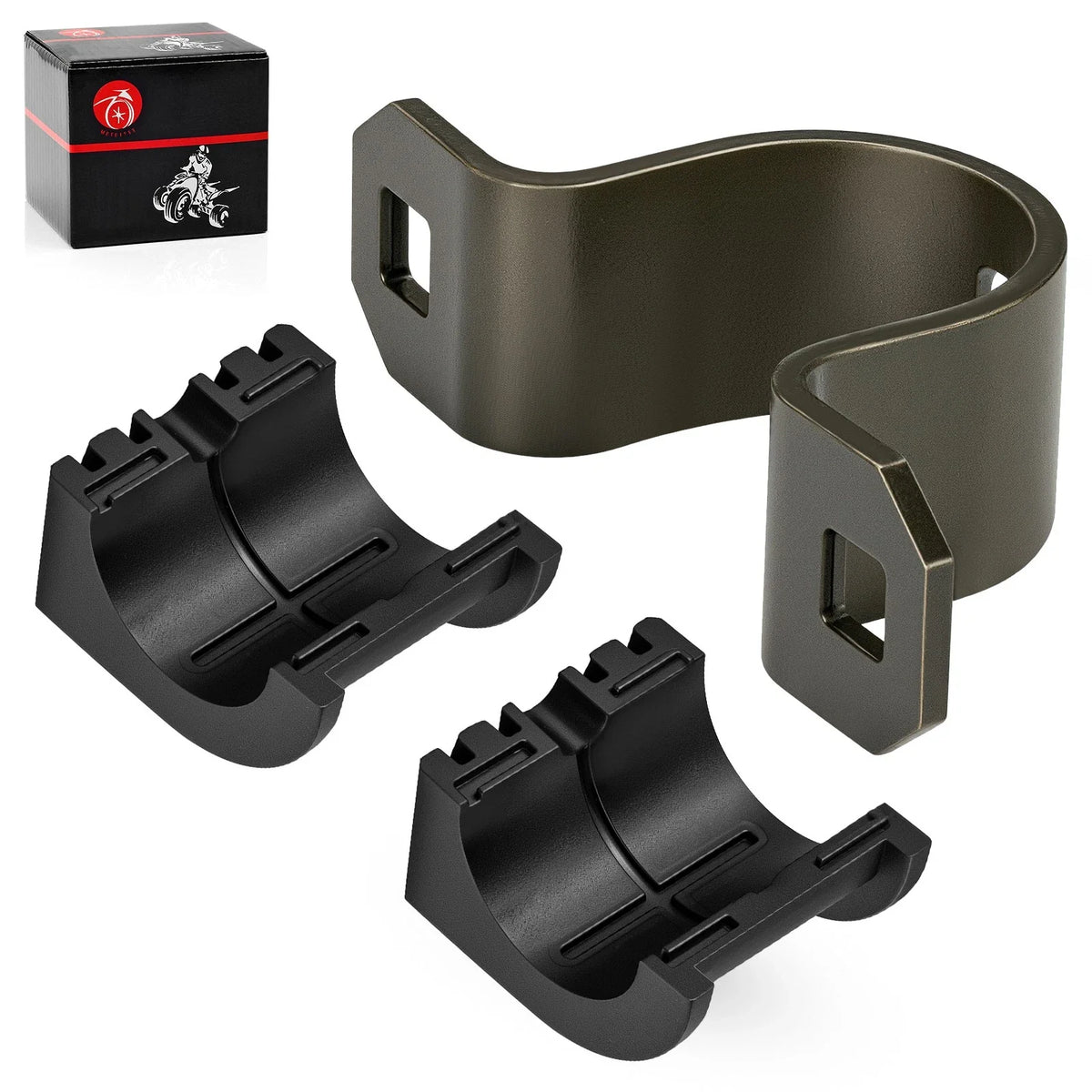 Upper Steering Bushings & Bracket Set for Polaris Trail Blazer 250 03-06