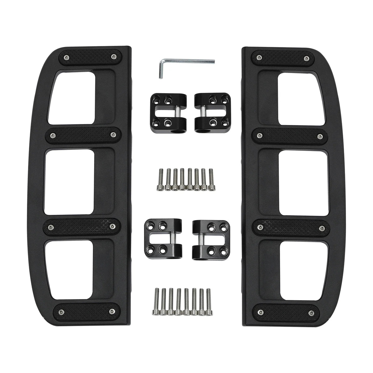 Footboard Set in Matt Black for Harley Electra Glide/Road Glide 2009–Present