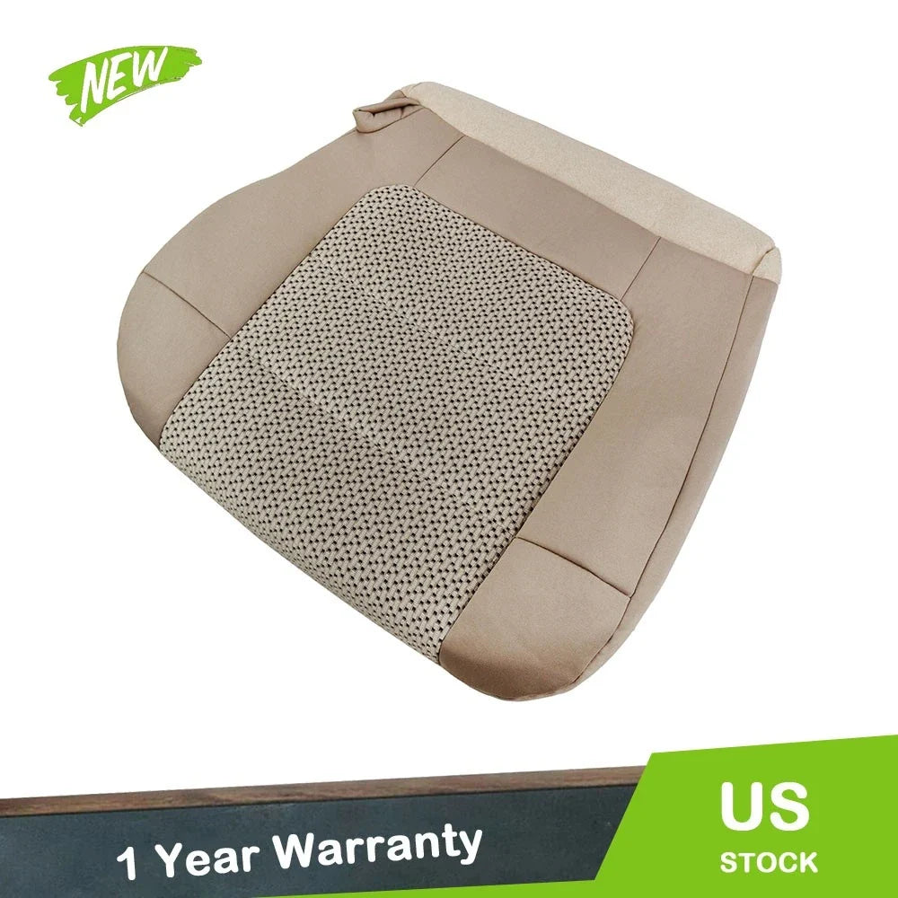 Brown Two-Tone Fabric Seat Cover for Ford F150 XLT (2000–2003)