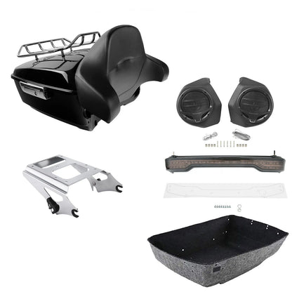 LED Rack Speakers for Harley Road Glide (2009 to 2013)
