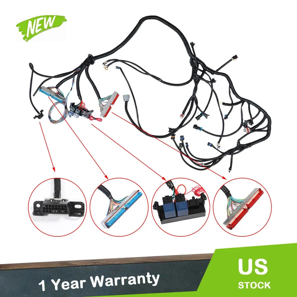 Standalone Engine Wiring Harness for 4.8 5.3 6.0 Chevrolet LS1 (1997-2006)