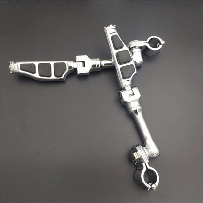 Flat End Foot Peg 1.5" Chrome for Honda Shadow GoldWing VTX1300 Valkyrie