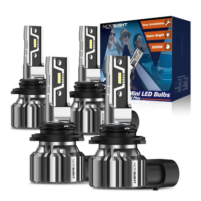 9005 9006 LED Headlight Bulbs Kit for High/Low Beam (6500K)