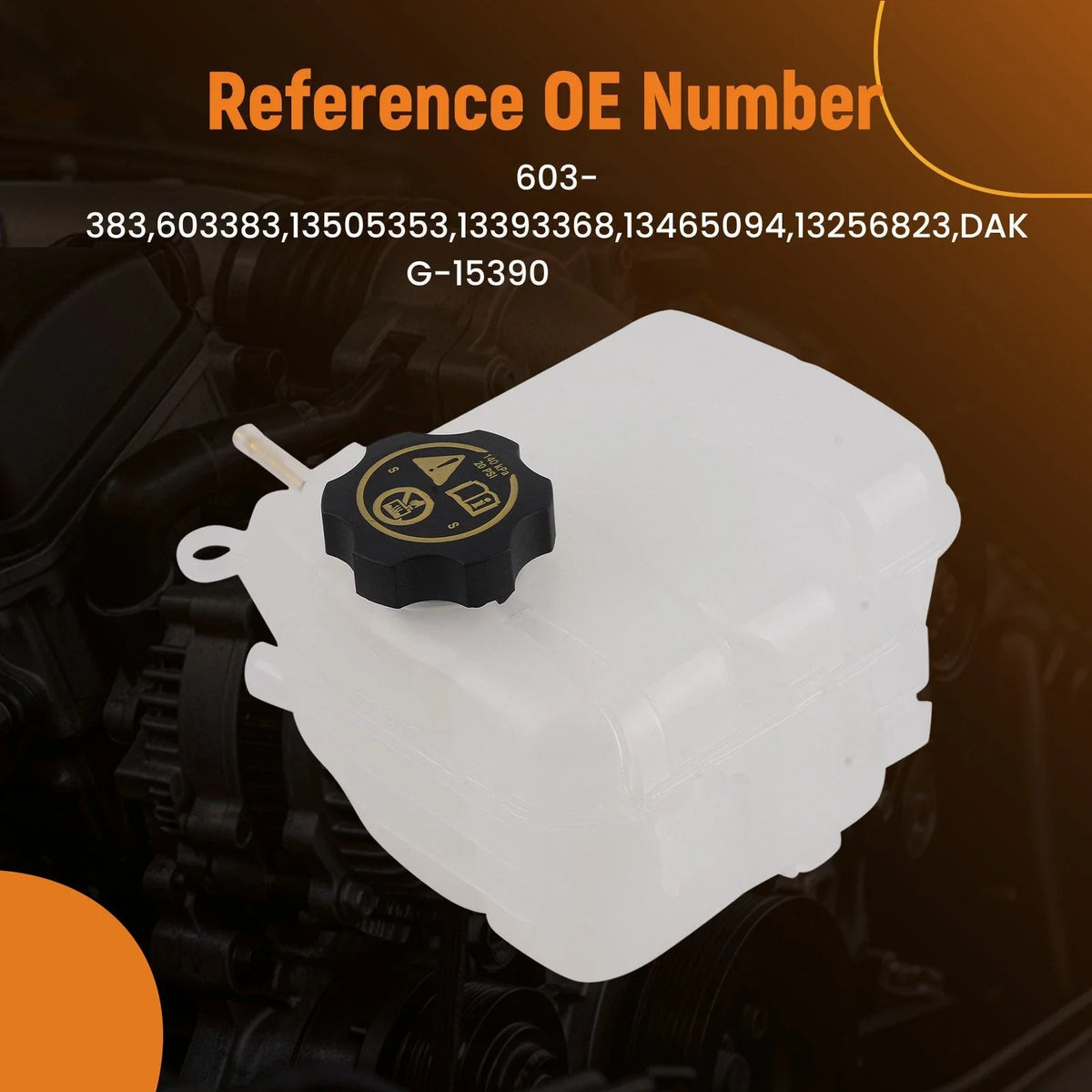 Coolant Reservoir Bottle for Chevrolet Cruze, Orlando, Buick (2012–2018) 13393368