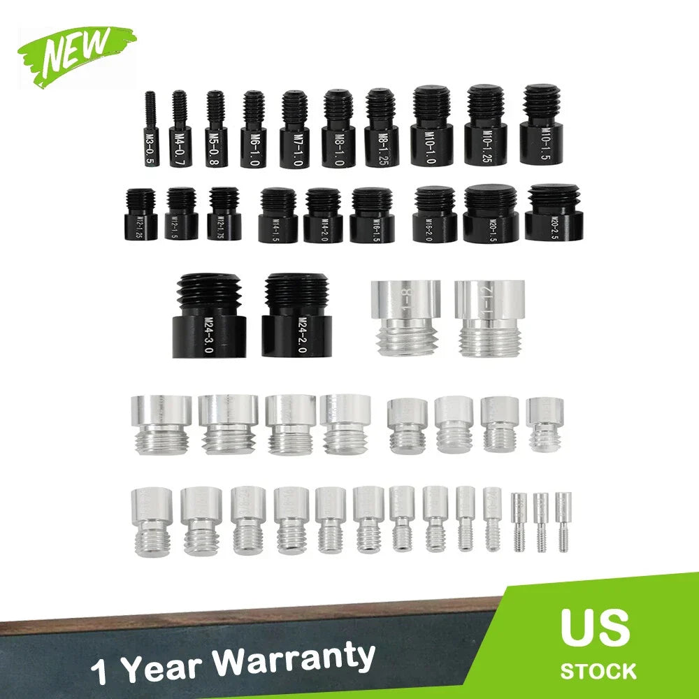 Gauge Set for Nuts and Bolts - 23 Metric & 21 Inch Threads