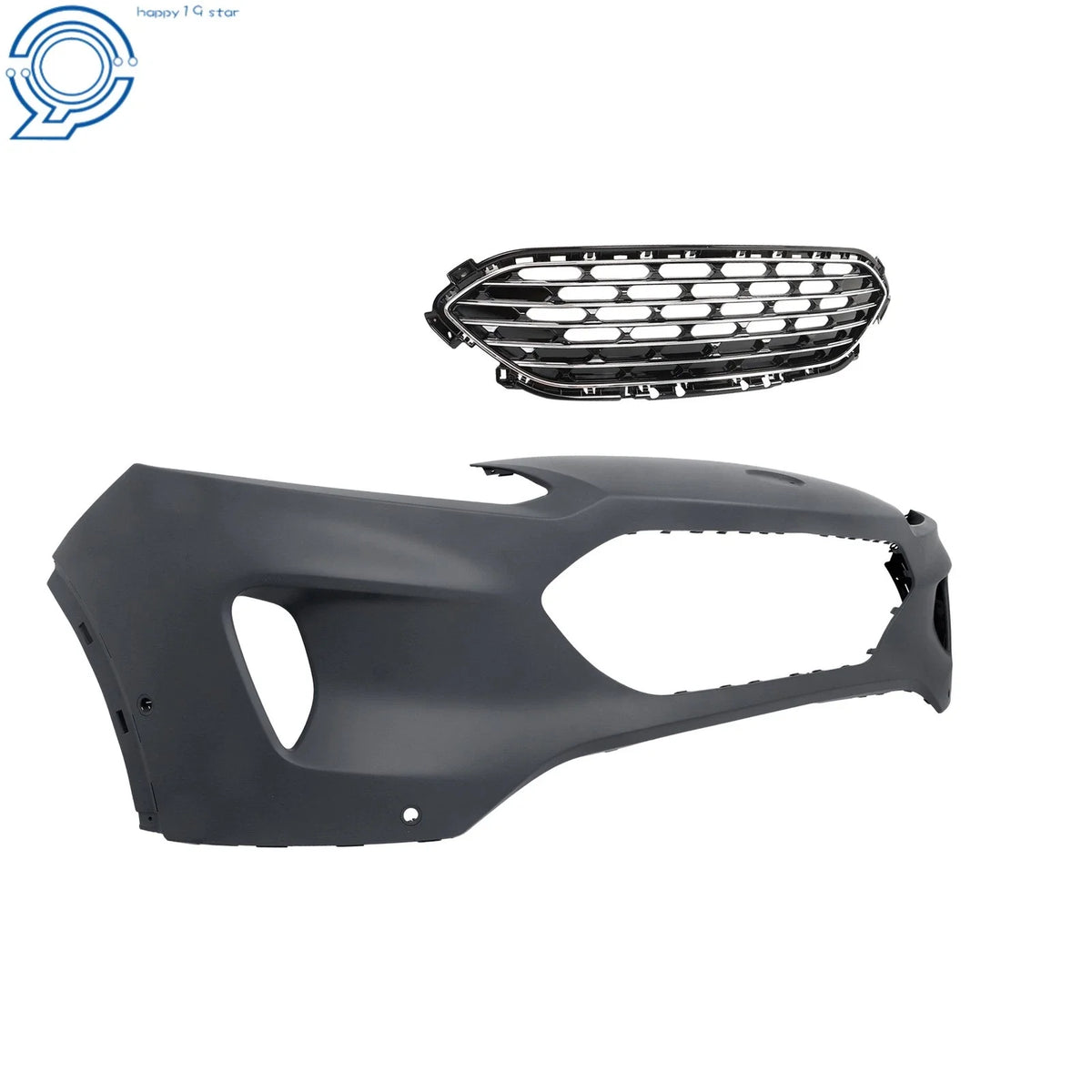 Front Bumper Assembly & Chrome Grille for 2020–2022 Ford Escape