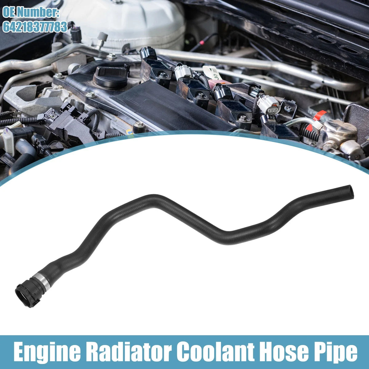 Engine Radiator Coolant Heater Hose for BMW 3 Coupe (E46) No. 64218377783