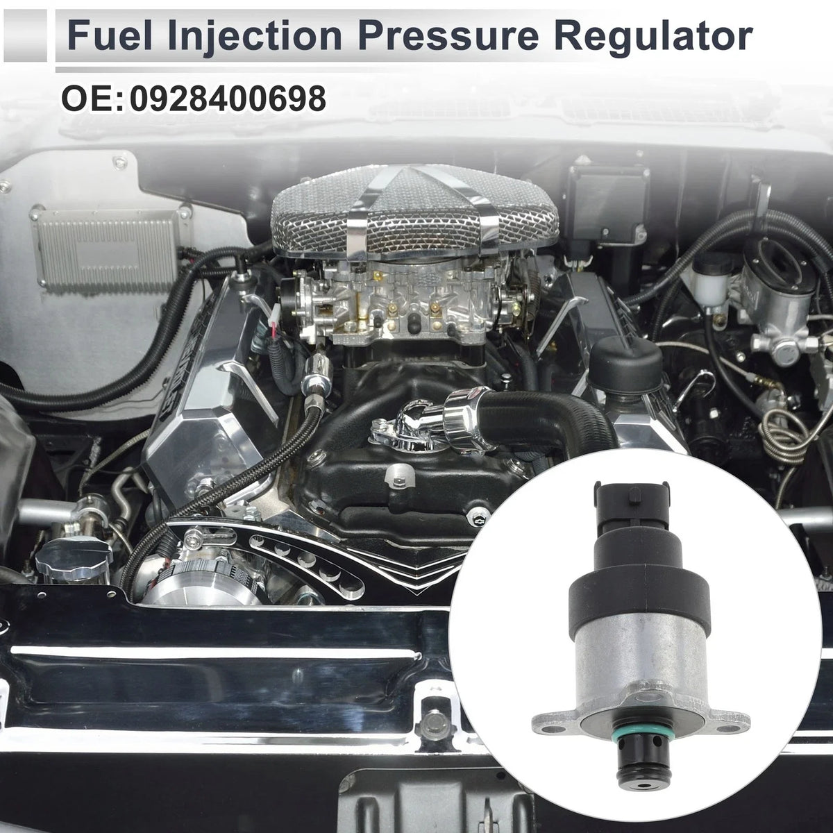 Fuel Pressure Regulator for Toyota Corolla (2004–2007) No. 0928400698 20-70 Psi
