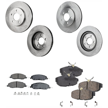 Brake Pad and Disc Set for Ford Mustang (2005–2010)