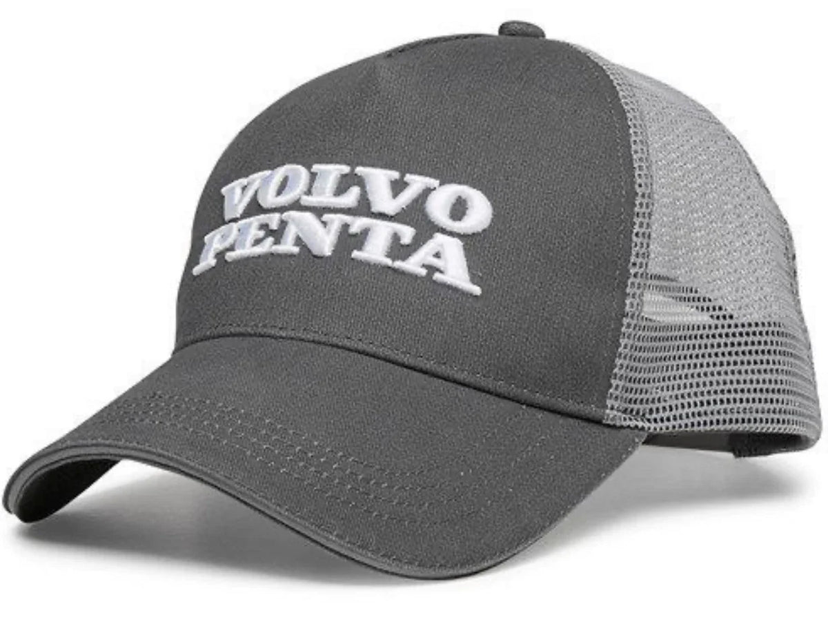 Volvo Penta Trucker Hat for Volvo Penta (Gray Mesh, Snapback)