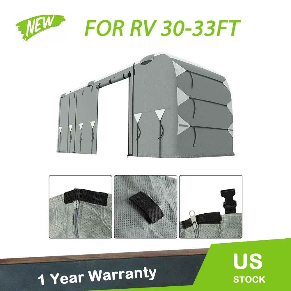 RV Cover for Class A Motorhome (30'-33' FT)