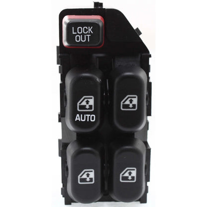 Window Switch for Chevrolet Lumina (1995–2001) Front Driver Side Black 5 Button DS1437