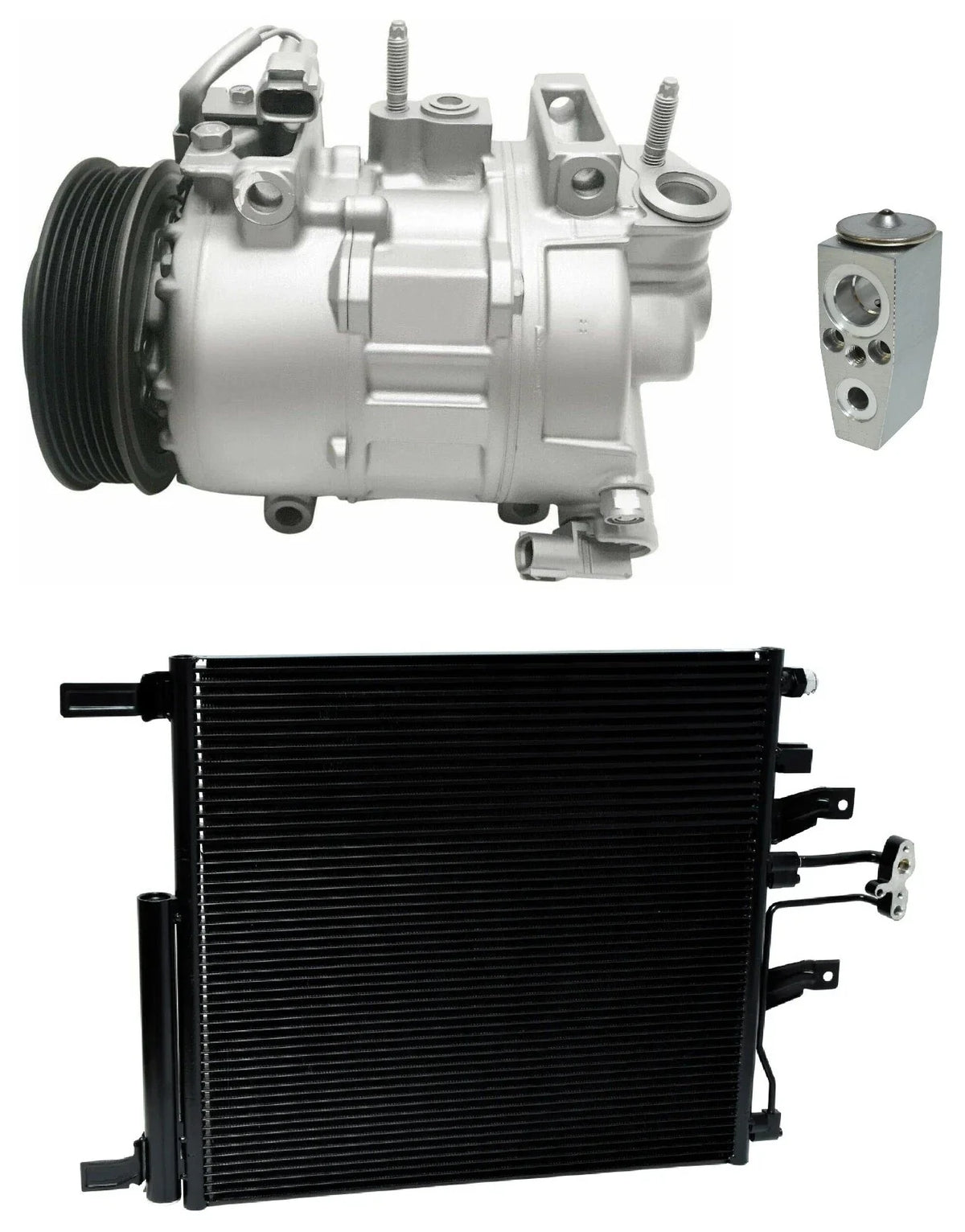 AC Compressor Kit with Condenser for Ram 1500 3.6L (2015–2015)