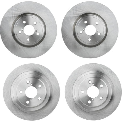 Front and Rear Disc Brake Rotors for Subaru Legacy (2005–2009)