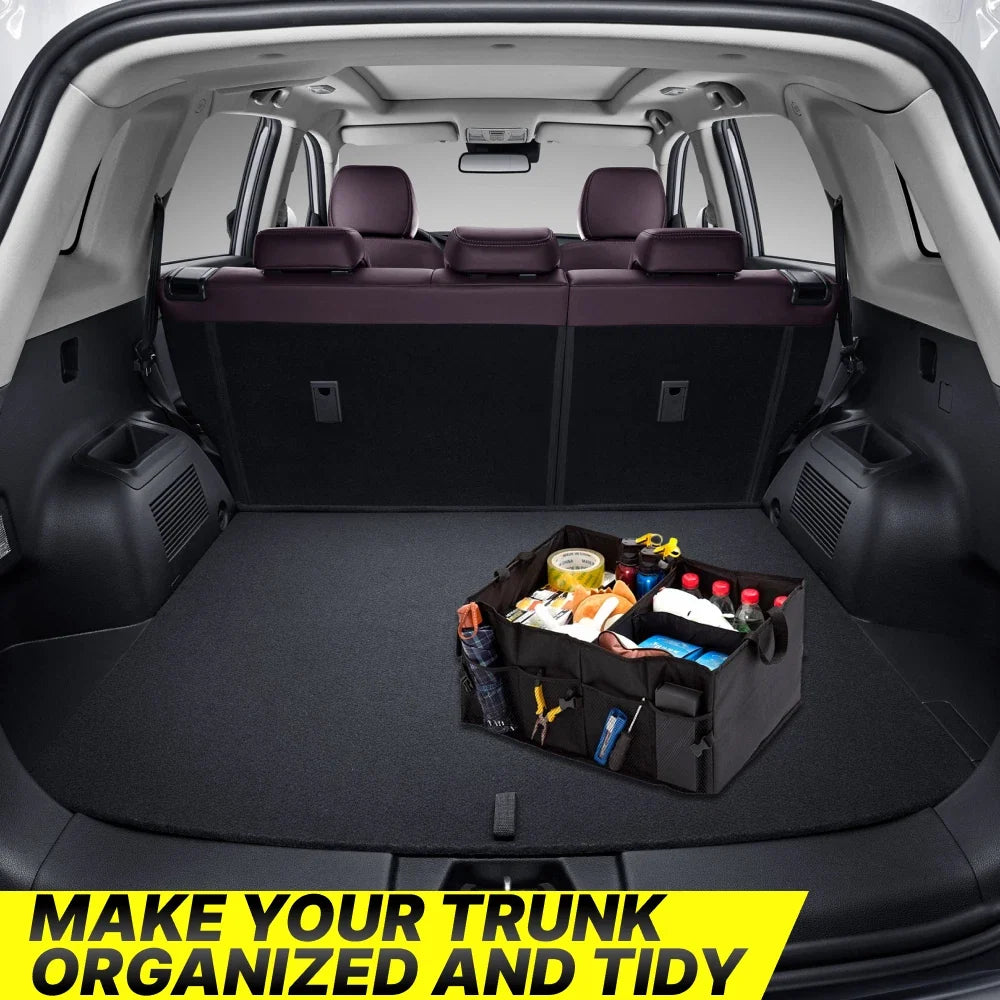 Cargo Organizer - Folding Collapsible for Car, Truck, SUV Use