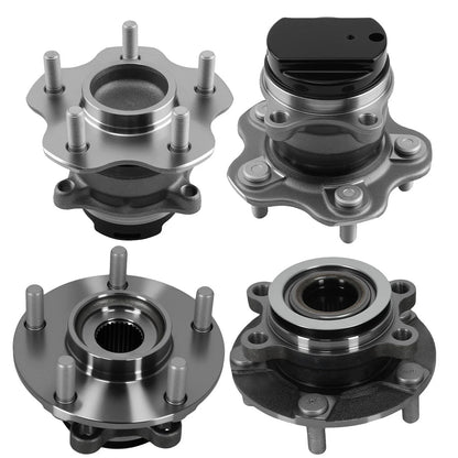 Front and Rear Wheel Hub Bearing Assembly for Nissan Rogue 2008-2013 513298