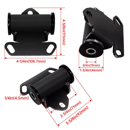 Engine Mount Adapter Plates Swap Kit for Sonoma S10 (LSX LS1 LS2 V8 14005KU)