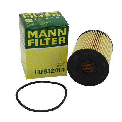 OEM Mann Engine Oil Filter HU932/6N for Audi A8 VW Jetta Passat Porsche Cayenne (2000–2023)