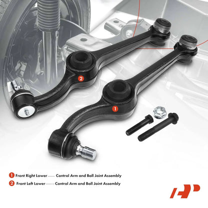 2X Front Control Arm with Ball Joint for Ford Windstar (95-03)