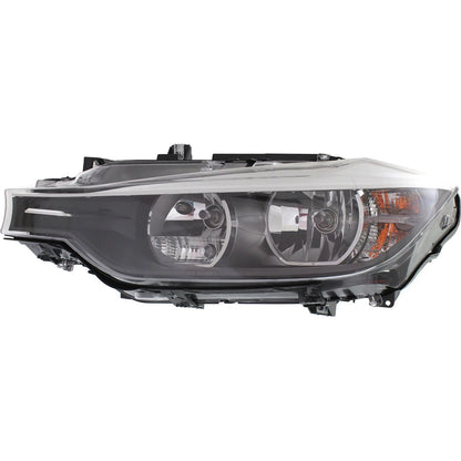 Headlight Set for BMW 328i (2012–2015) Halogen with Bulb