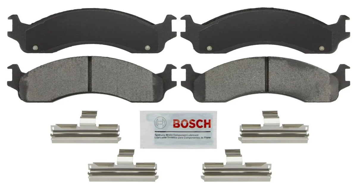 Bosch Front Severe Duty Semi-Metallic Brake Pads w/ Hardware for