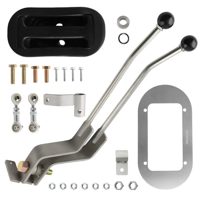 Twin-Stick Transfer Case Shifter w/ Boot for NP205 (8-Bolt)