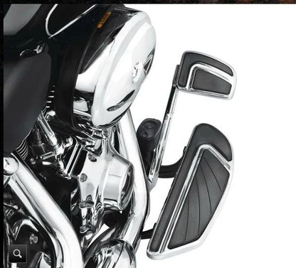 Chrome Brake Pedal Pad Large Airflow for Harley Davidson Ultra 2014-2023