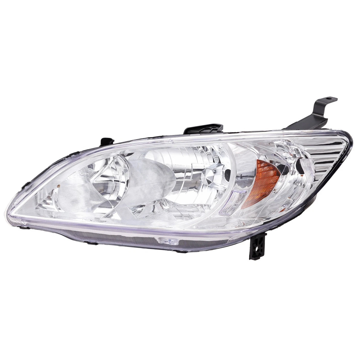 Driver Side Headlight for Honda Civic (2004–2005) Halogen