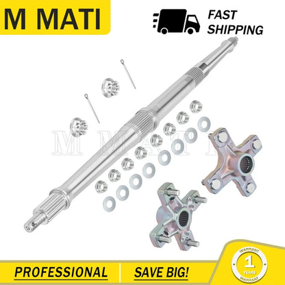 Wheel Hub and Rear Axle Shaft for Yamaha Blaster YFS200 1988-2002