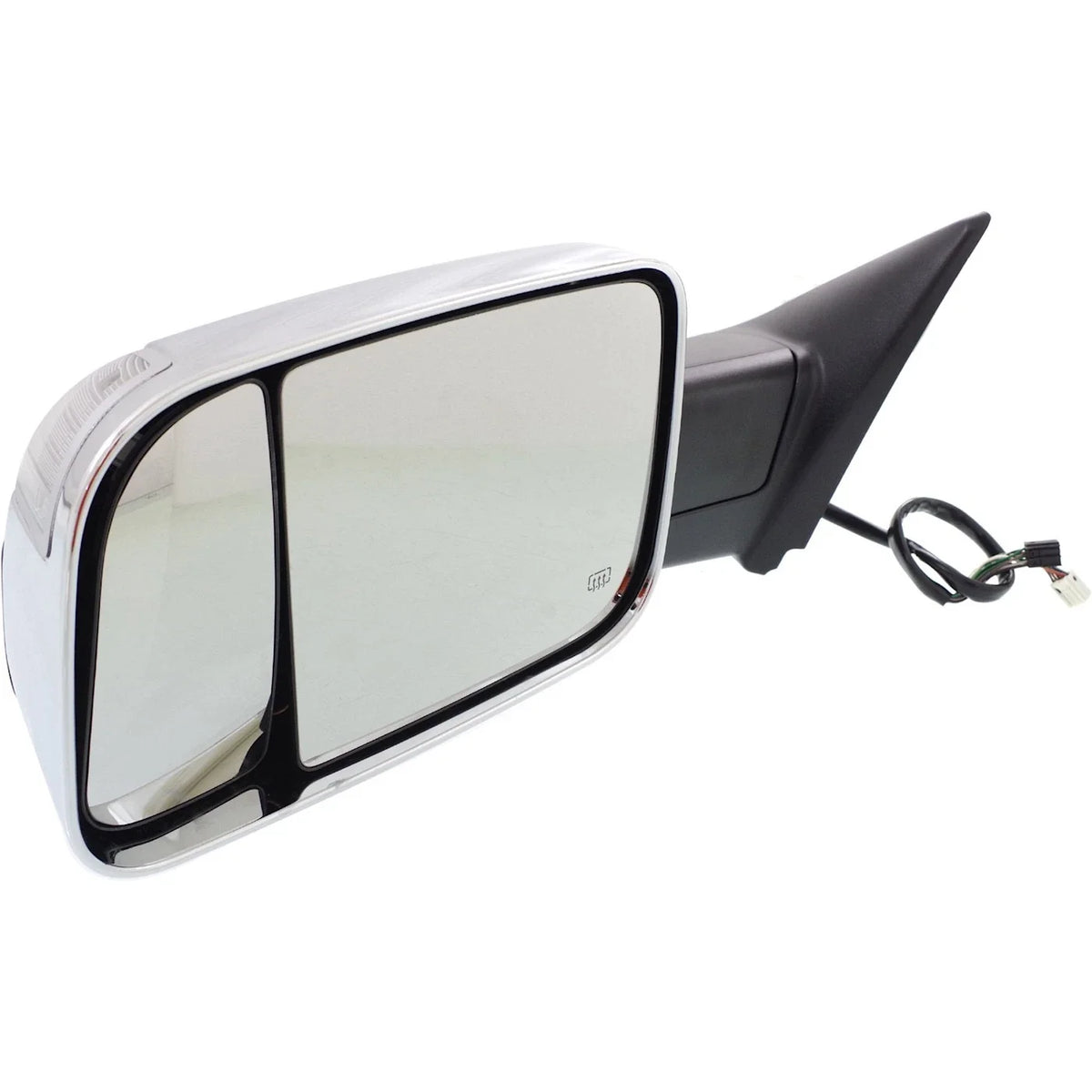 Towing Mirror for Ram 1500 (2013–2018) Left Power Heated Chrome Signal